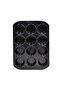 Granite Deep Muffin Tray | Non-Stick 12-Cup Muffin Pans Tin - Carbon Steel Baking Tray for Cupcakes PR48754 - 3