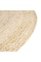 Jute Pure Wool And Cotton White Round Carpet Ultra Soft Area Carpets For Bed Room Living Room And Dining Room Anti-Slip Floor Carpets Easy To Clean Made In Turkey 120X120Cm - 3