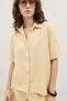 Yellow 100% Lyocell Shirt Shorts Women's Set - 6
