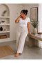 Women's Oversized Wrinkled Pants – Comfortable Fit - Plus Size - 2