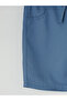 Two Mt Shop Quality Blue Gabardine Plain Standard & Regular Boys' Shorts - 3