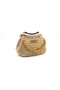 Handmade Evening Dress Classic Mesh Hand Bag Paper Sequin String Stylish Metal Burs
