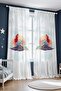 Mermaid's Dreamy Patterned Children's Baby Room Background Curtain (Single Panel Pricing) - 3