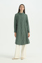 Shirt Collar Modal Tunic - Emerald