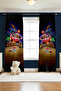 Storm and Friends Patterned Children's Baby Room Background Curtain (Single Wing Pricing) - 3