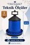 3 Pieces 10 kg Hanging Chicken Feeder 10 Lt Plastic Winged Feeder for Chicken, Chick, Turkey, Goose, Duck, Pigeon - 4