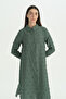 Shirt Collar Modal Tunic - Emerald - 2
