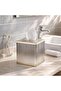 Aurum Glass Tissue Box 14.5x14.5x15cm - Smoke Grey