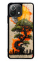 Xiaomi Mi 11 Lite Glossy Phone Case with Pagoda Silhouette Design