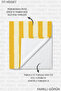 Striped Sunbed Themed Beach Towel - Mediterranean Yellow and White Modern Quick-Drying Microfiber Towel Cover - 8