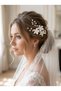 Stil+O Accessory Pearl and Floral Bridal Hair Clip – Engagement and Wedding Accessory Maternity Crown Clip Hairpin Clip - 5
