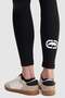 Ecko Red MADISON سروال ضيق أسود للنساء بتصميم مطبوع وقصة قياسية - 4