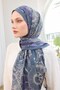 Urban Hours Flower Indigo Mayda Shawl - 4