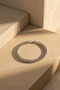 سوار رجالي من الفولاذ السميك بتصميم سلسلة - 4