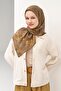 Monare Scarf Ethnic Motif Green Brown 90X90