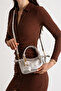 Hosea Model Charm Gift Silver (Silvery) Women's Hand and Shoulder Bag