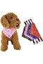 Dog's Adjustable & Washable Bandana Triangular Scarf (Pack of 4)