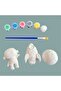 6 Figures of Astronauts, Rocket, Earth/Space Themed Stone Painting Activity, Workshop, Birthday, Family, Children's Activity - 2