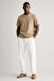 Men's crew neck short sleeve t-shirt - stone - 4