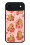 iPhone 17 Air Strawberry Capybara Design Glossy Phone Case