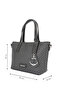 Black-Black Women's Shoulder Bag Cn7858T - 3