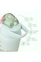 4 Compartment Bento Lunch Box w/ Flip Top Water Bottle 750ml – Bicycle Mint - 7