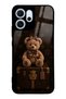 Oppo Reno 14F Luxury Brown Teddy Design Glossy Phone Case