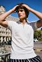 Men's Fashion Trend White Polo Neck T-Shirt - 2