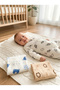 3-Piece Baby Long Romper Set |   Baby Boy |   100% Cotton Rib |   Blue-Grey - 4