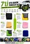 7 Piece Microfiber, Chamois Auto Washing and Drying Car Cleaning Set - 2