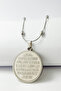 Silver Color Double-Sided Ayetel Kürsi and Celcelütiye Engraved 60 cm Stainless Steel Necklace with Dorika Chain - 5