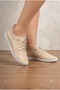 Orthopedic Genuine Leather Sandal Beige Women's Shoes - 6