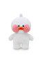 White Lalafanfan Plush Toy Duck Plush with Accessories 30cm - 3