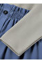 Girl's Colorblocked Elastic Waist Button Front Long Sleeve Above Knee Dress - 3
