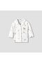 Cotton Collared Neck Long Sleeve Pyjama Set with Camel Print - 3