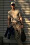 Men's Classic Slim Fit Cream Polo Collar T-Shirt - 3
