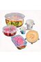 Silicone Stretch Fresh Food Cover Stretch Lids, 6-Pack Of Various Sizes - 3