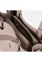 Women's Beige Mini Handbag with Charm Accessories - 7