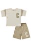 C Embroidered Set for 2-5 Years - Ecru - 4