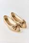 Women's Light Heel Ballerina Mink with Bow Accessories - 2