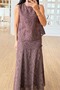 Brown Fisto Blazer and Skirt Set 4S5210 - 4