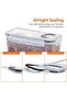 4-Piece Rice And Grain Storage Box,Airtight Food Storage Tank,Clear - 4