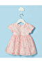 Infant Girls Pink Printed Dress - 3