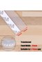 Silicone Seal Strip Door Weather Stripping Door Seal Strip Window Seal Silicone Sealing Tape for Door Draft Stopper Adhesive Tape for Doors Windows and Shower Glass (White 25mm) - 5