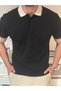 Knitwear Polo Neck Old Money Premium T-Shirt - 3