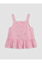 Lcw Kids Pink Daisy Patterned Girls' Shorts Set - 4