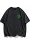 Acid Washed Oversize Unisex T-Shirt Washed Vintage Street Style Street Fashion Cotton Comfortable Fit Daily Wear T-Shirt
