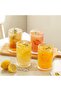 Set of 4 Vintage Ribbed Glassware, 17oz XL Drinking Glasses, Fluted Ripple Drinkware, Highball Glass Cups - 6