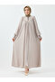 Lemra İpek Ferace Beige - 9056