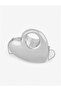 Silver Shk320 Heart Shaped, Metallic Look, Evening Dress, Clutch, Hand and Shoulder Bag - 5